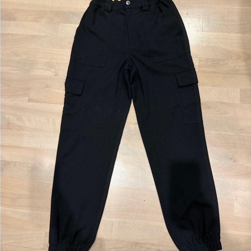 bp Black Cargo Jogger Pants with Utility Pockets. Size medium. New/never worn